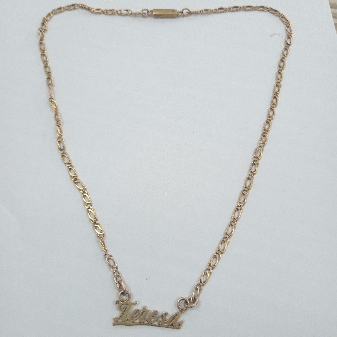 CADENA, DIJE ORO 10 K 11.8 GRMS (SEMINUEVO)