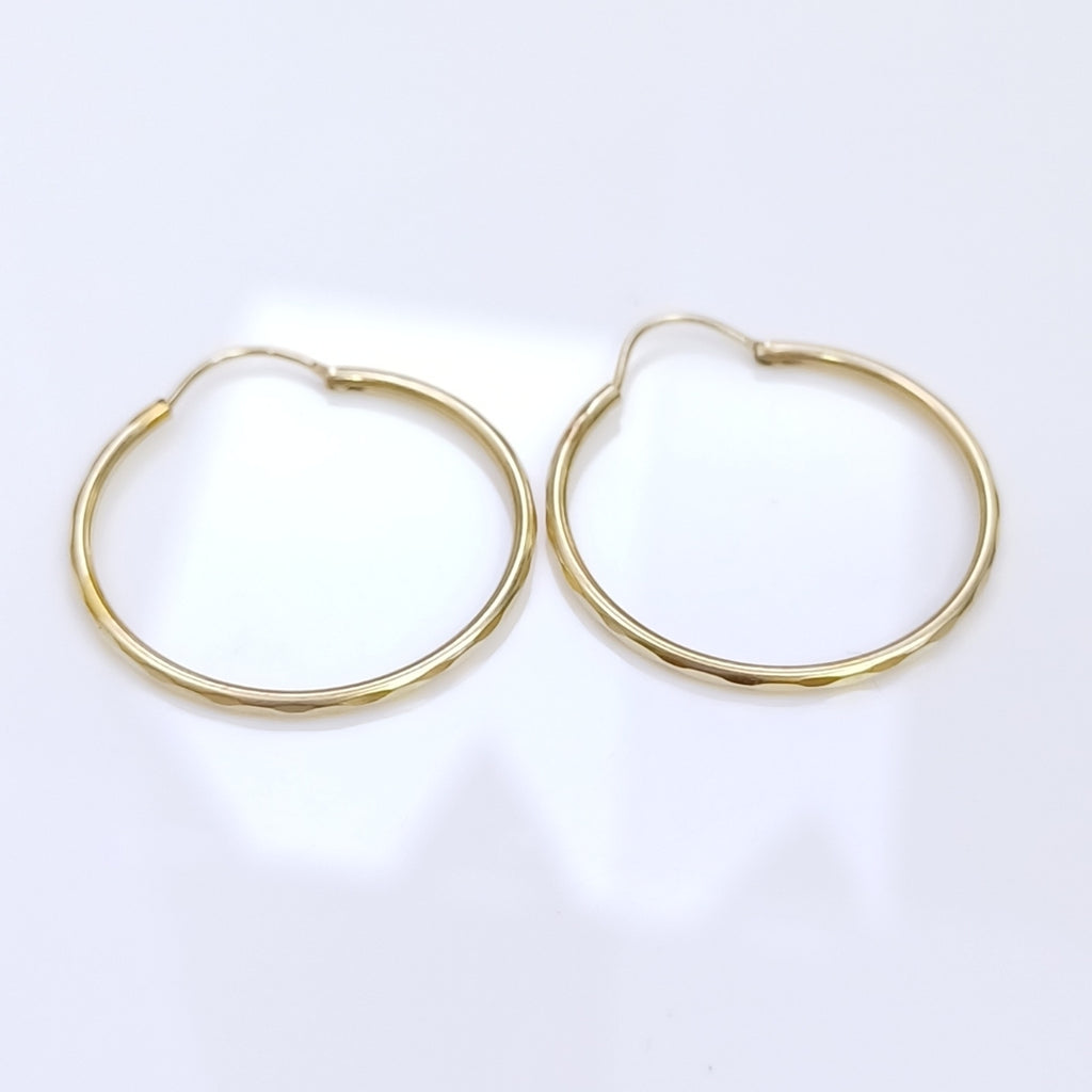 ARRACADAS PAR ORO 14 K 1.8 GRMS (SEMINUEVO)