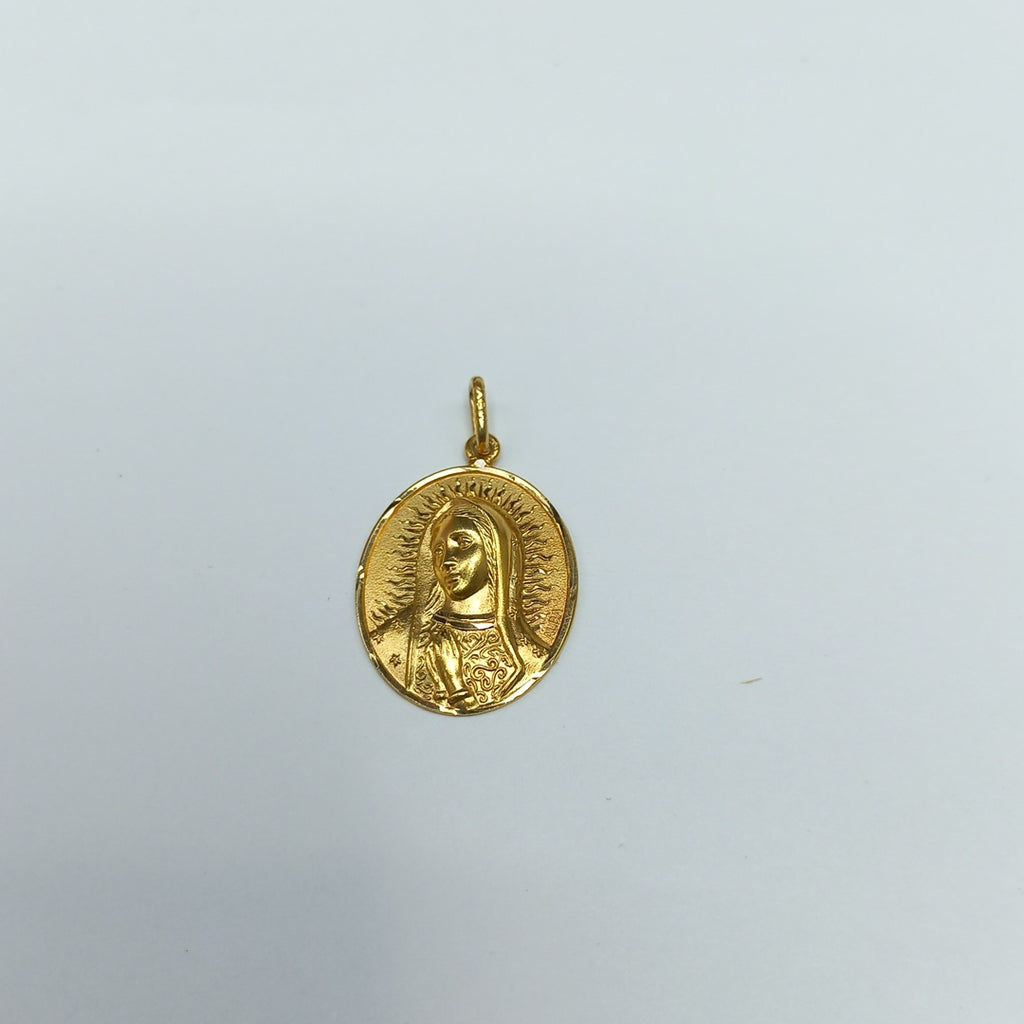 MEDALLA RELIGIOSA ORO 14 K 2.2 GRMS (SEMINUEVO)