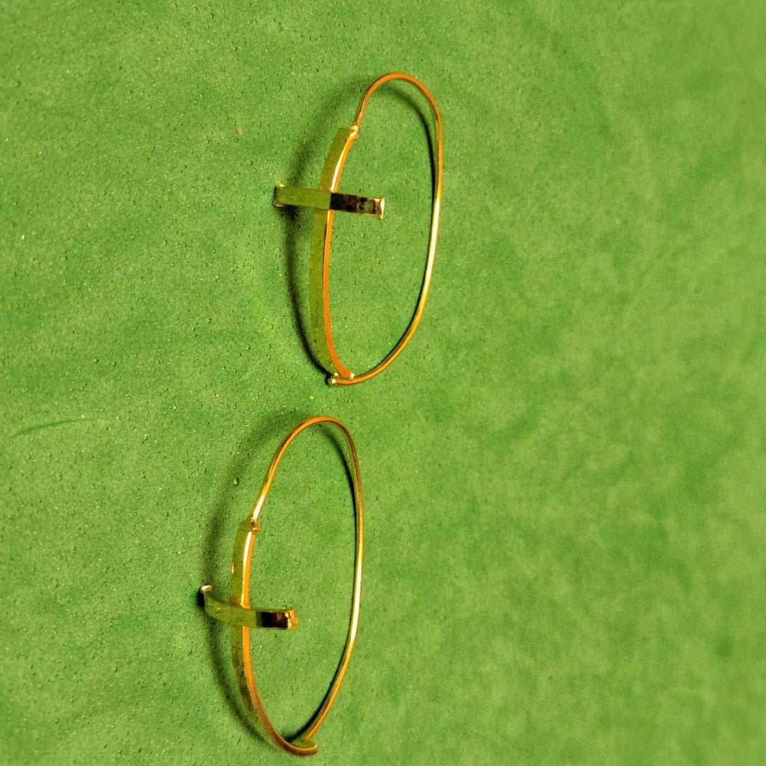 ARRACADAS PAR ORO 14 K 1,50 GRMS (SEMINUEVO)