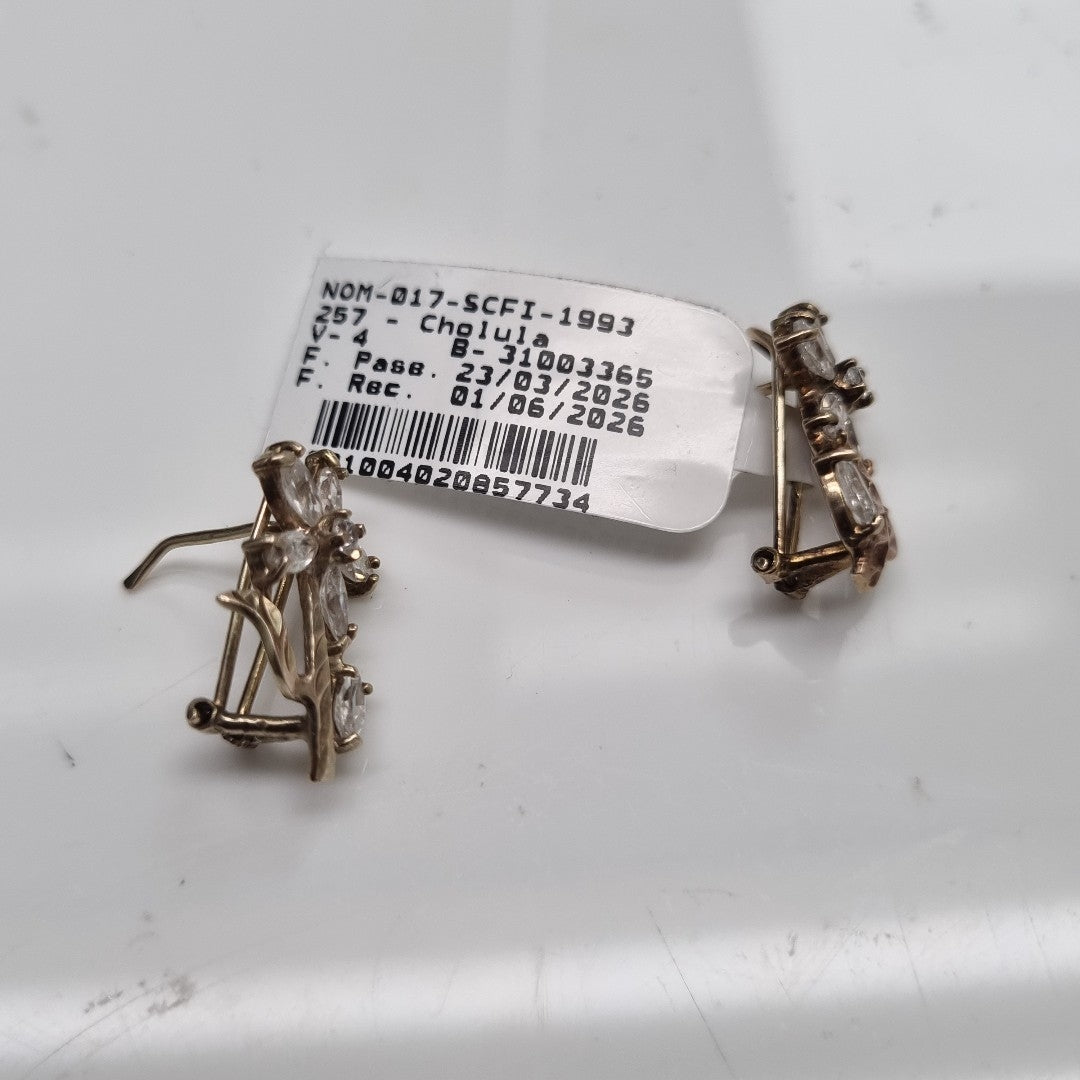 ARETES PAR ORO 10 K 3.8 GRMS (SEMINUEVO)