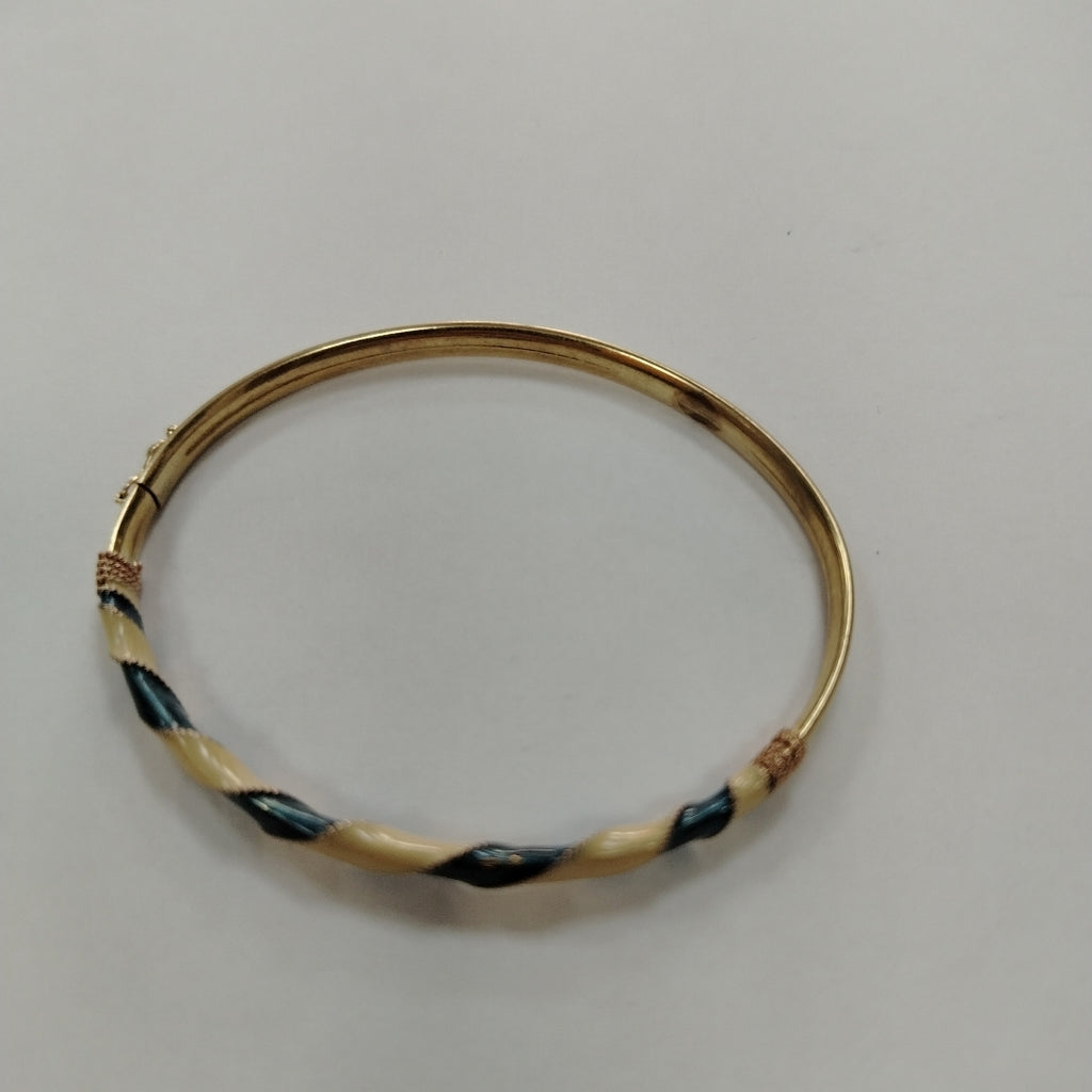 PULSERA RIGIDA ORO 10 K 6.7 GRMS (SEMINUEVO)