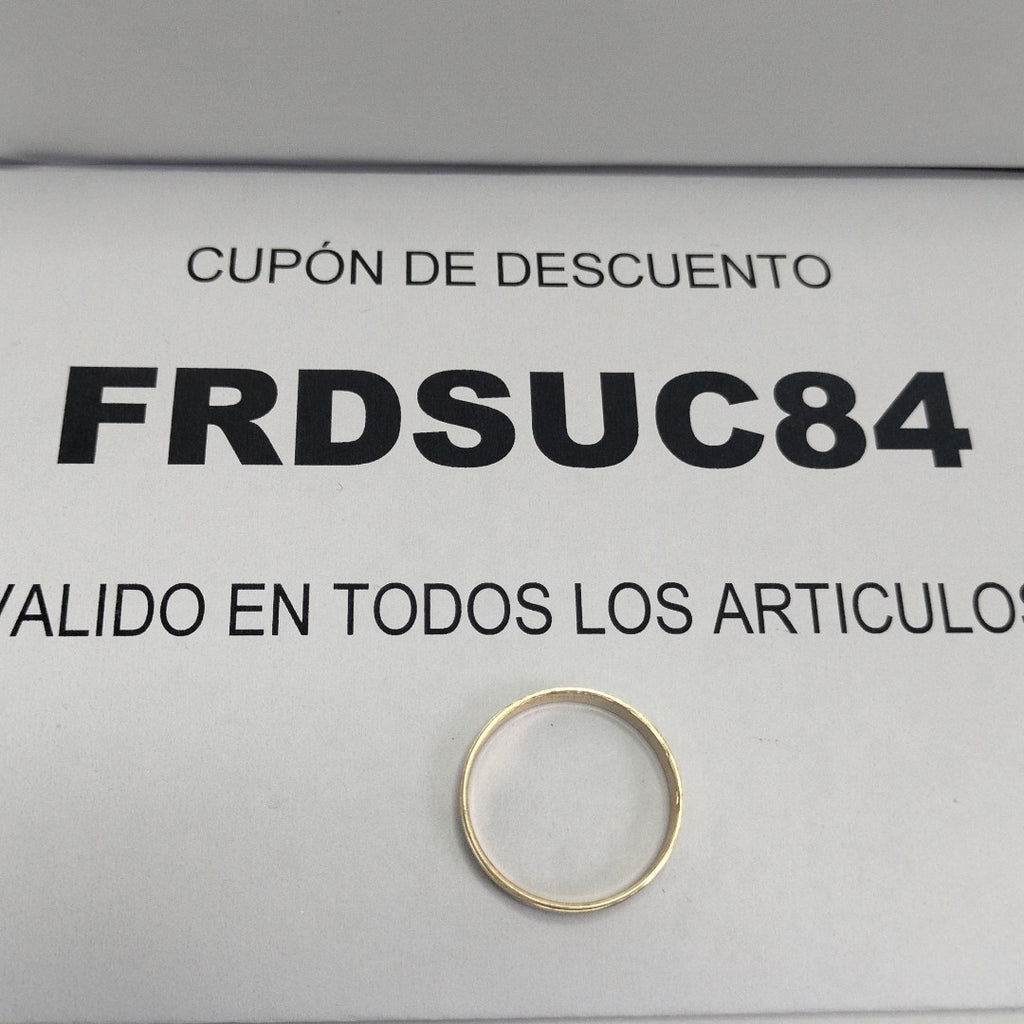 ARGOLLA ORO 10 K 1.4 GRMS (SEMINUEVO)