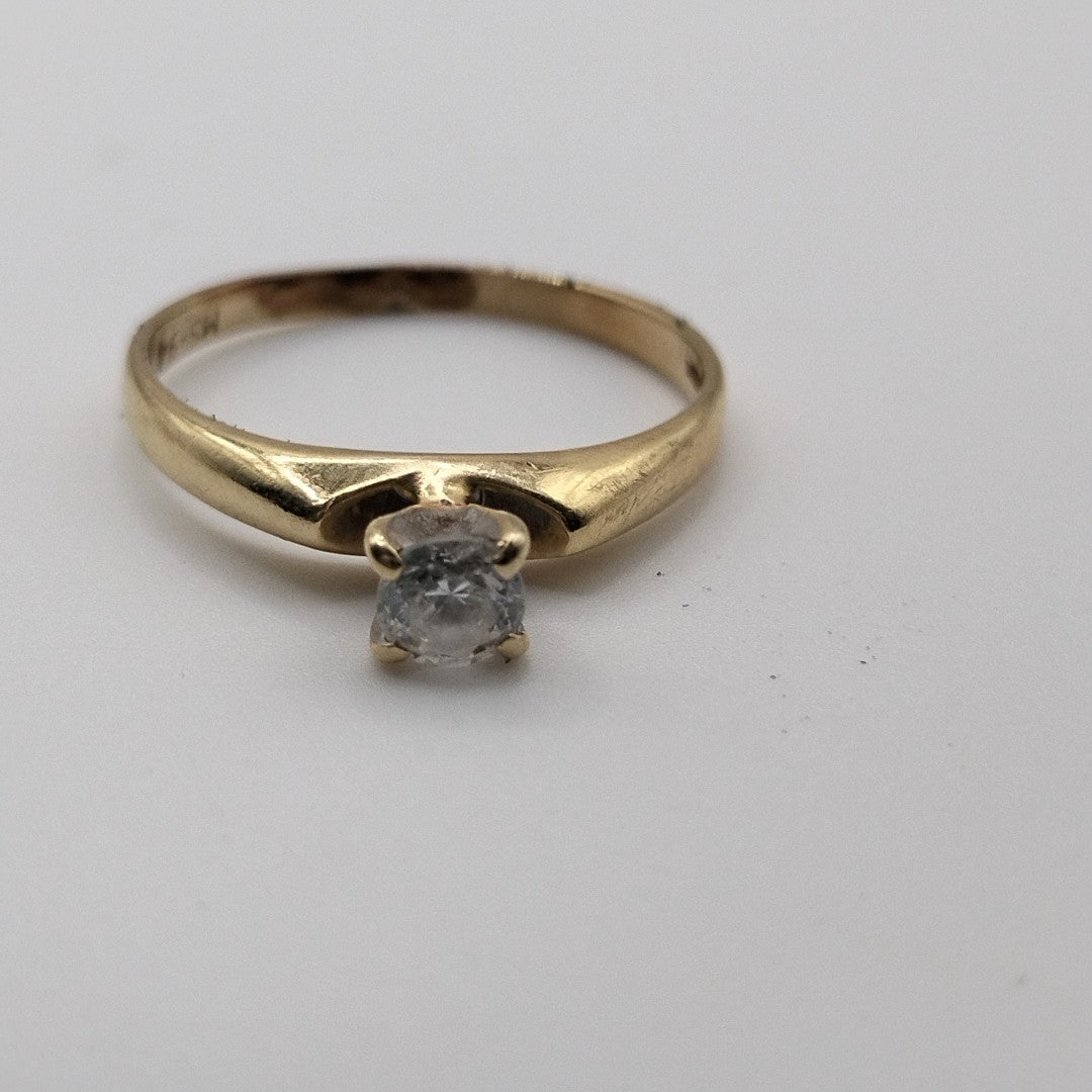 SOLITARIO ORO 14 K 1,80 GRMS (SEMINUEVO)