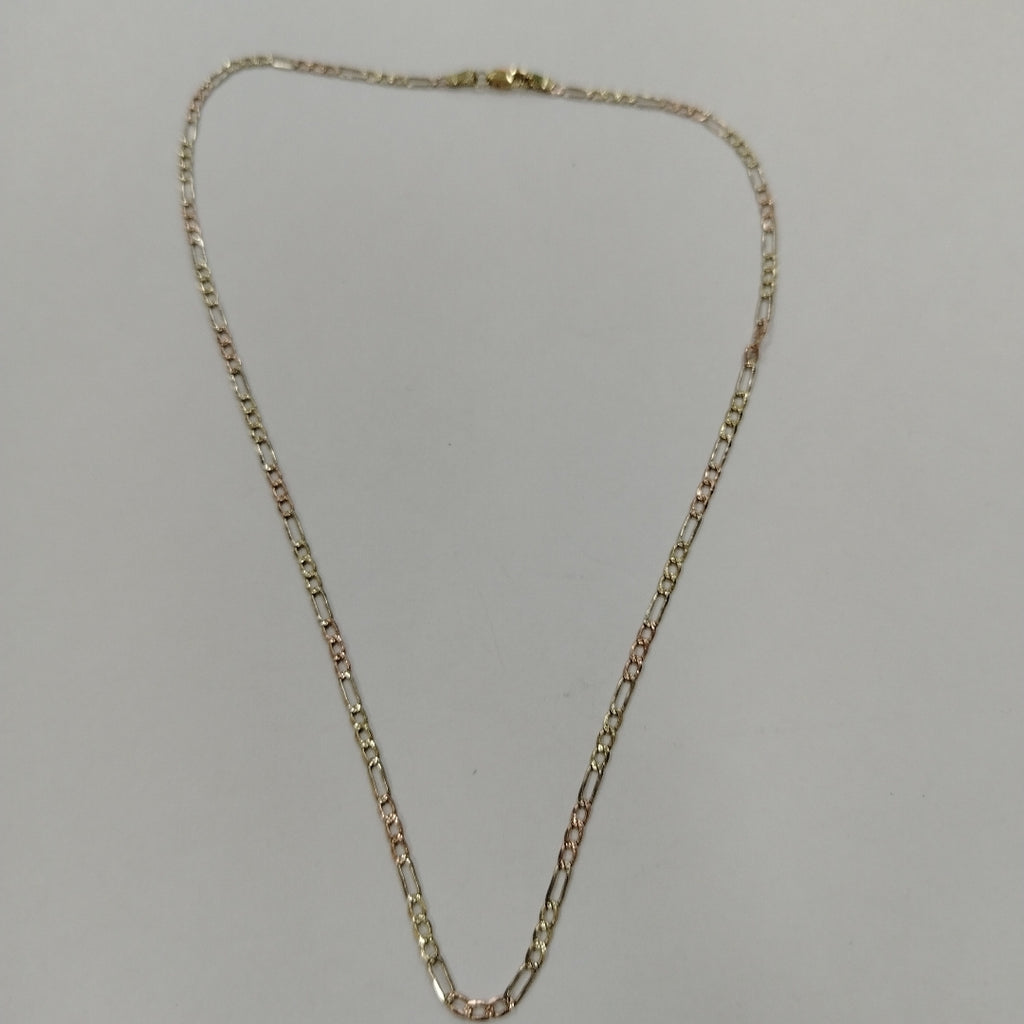 CADENA ORO, ORO COMBINADO 10 K 3.3 GRMS (SEMINUEVO)