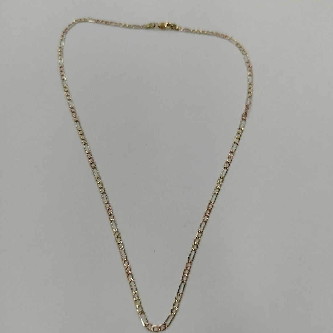 CADENA ORO, ORO COMBINADO 10 K 3.3 GRMS (SEMINUEVO)