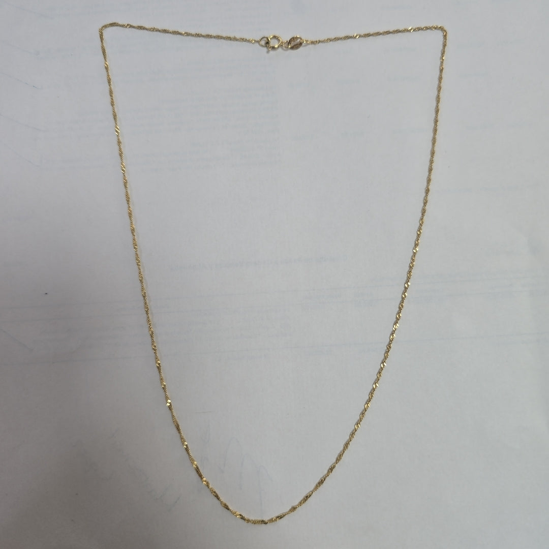 CADENA ORO 10 K 1.1 GRMS (SEMINUEVO)