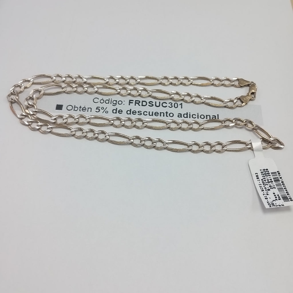 CADENA ORO, RODIADO 14 K 29.6 GRMS (SEMINUEVO)