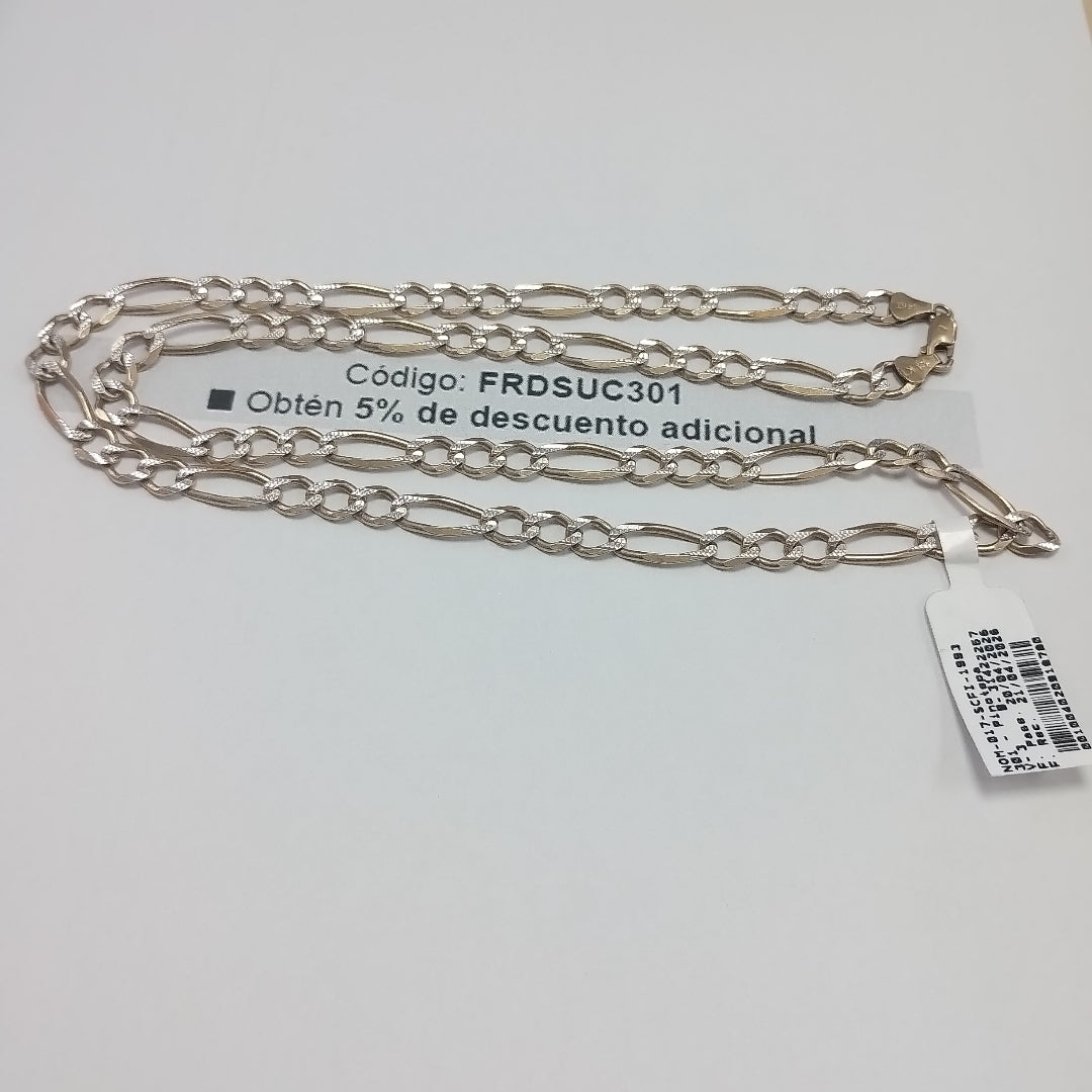 CADENA ORO, RODIADO 14 K 29.6 GRMS (SEMINUEVO)