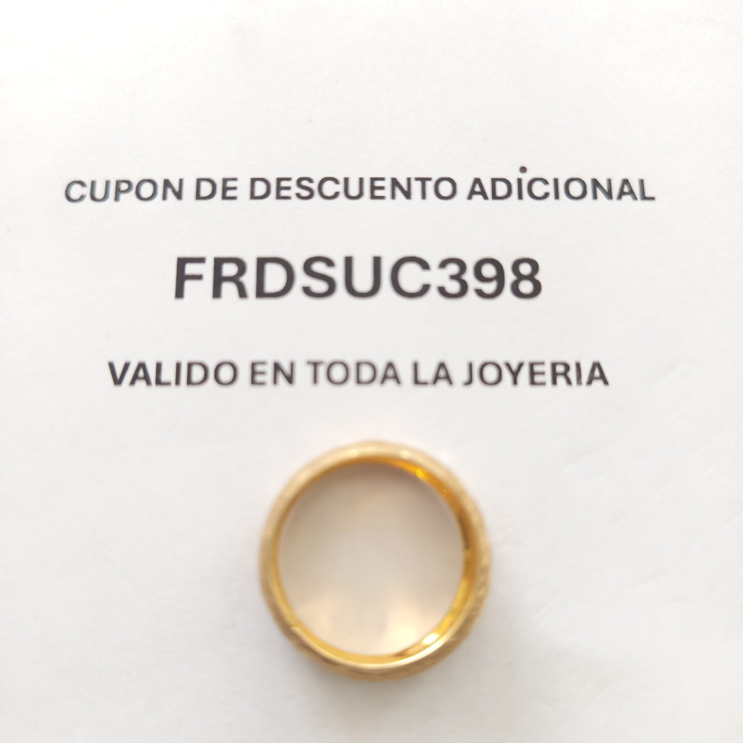 ARGOLLA ORO 14 K 2.7 GRMS (SEMINUEVO)