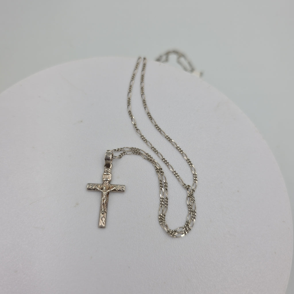 CADENA,CRUCIFIJO PLATA 3,00 GRMS (SEMINUEVO)