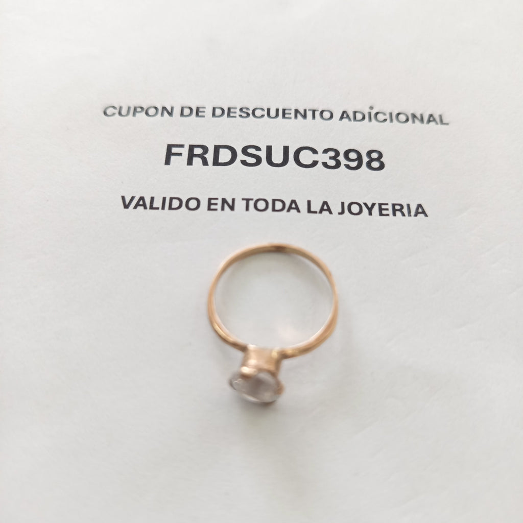 SOLITARIO ORO 10 K 1.6 GRMS (SEMINUEVO)