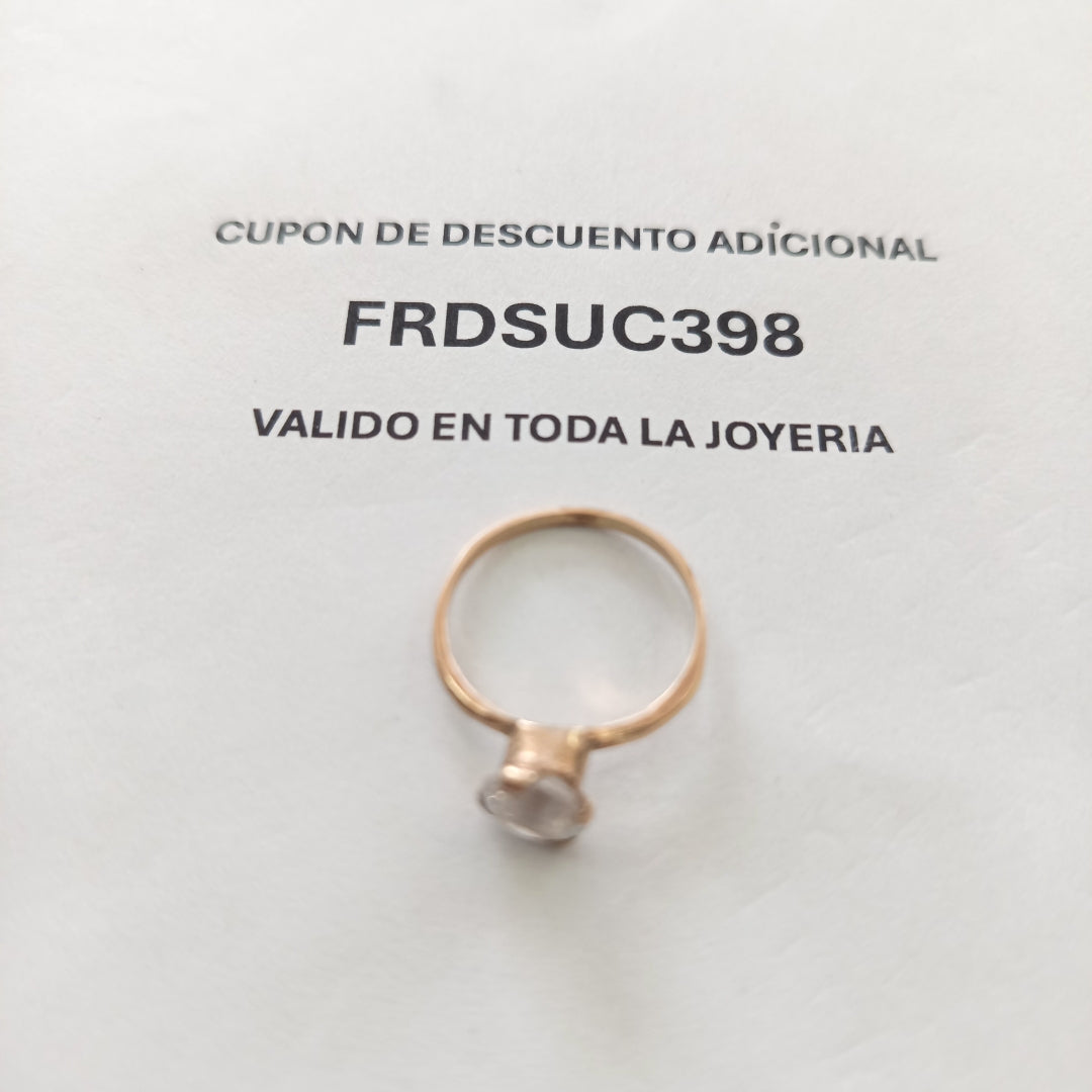 SOLITARIO ORO 10 K 1.6 GRMS (SEMINUEVO)