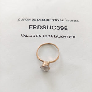 SOLITARIO ORO 10 K 1.6 GRMS (SEMINUEVO)