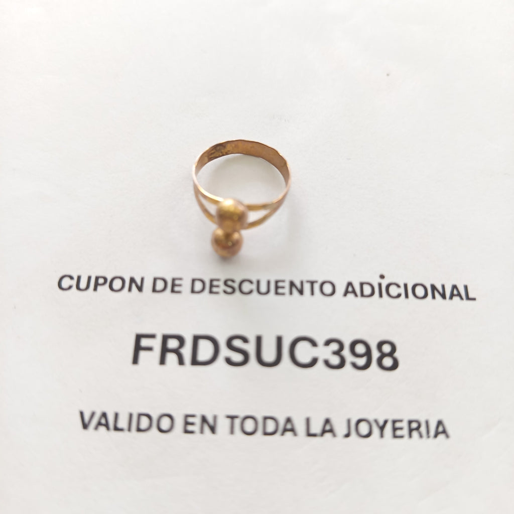 ANILLITO ORO 8 K 0.9 GRMS (SEMINUEVO)