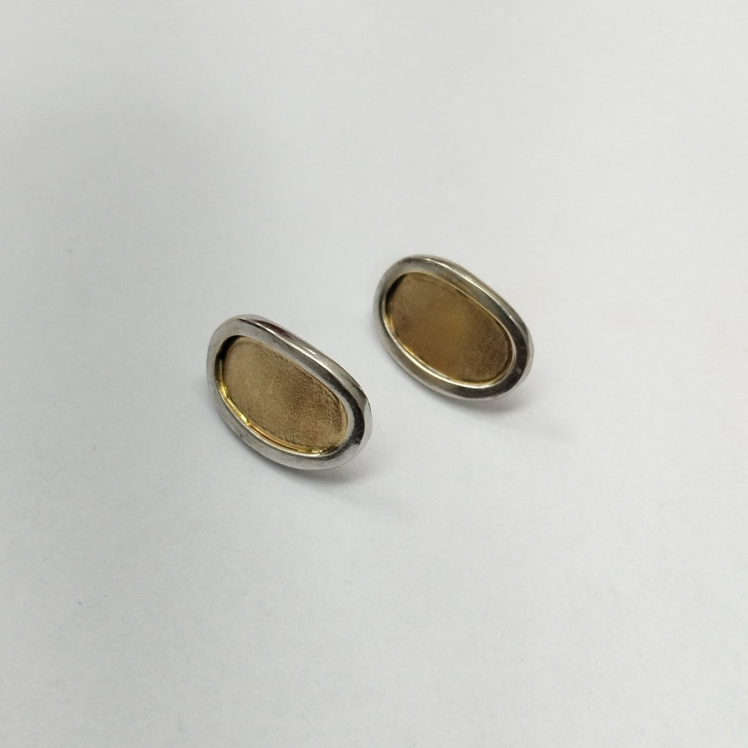 BROQUELES PAR ORO, ORO BLANCO 14 K 4 GRMS (SEMINUEVO)