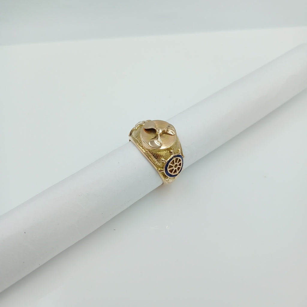 ANILLO ORO 14 K 10 GRMS (SEMINUEVO)