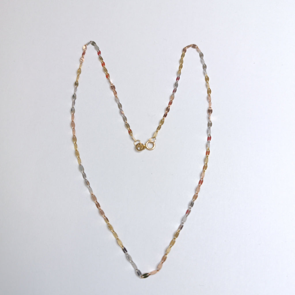 CADENA ORO, ORO COMBINADO 10 K 1.5 GRMS (SEMINUEVO)
