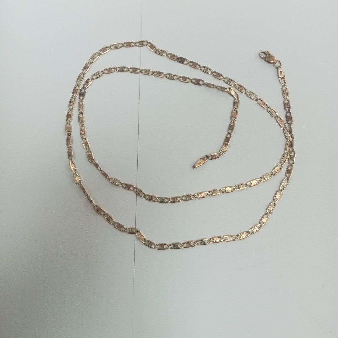 ARETES PAR ORO COMBINADO 8 K 0,90 GRMS (SEMINUEVO)