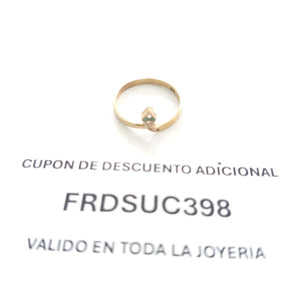 ANILLITO ORO 10 K 1.3 GRMS (SEMINUEVO)