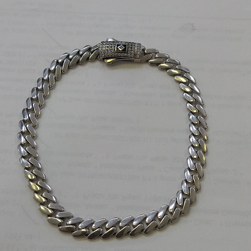 PULSERA ORO BLANCO 14 K 10.3 GRMS (SEMINUEVO)