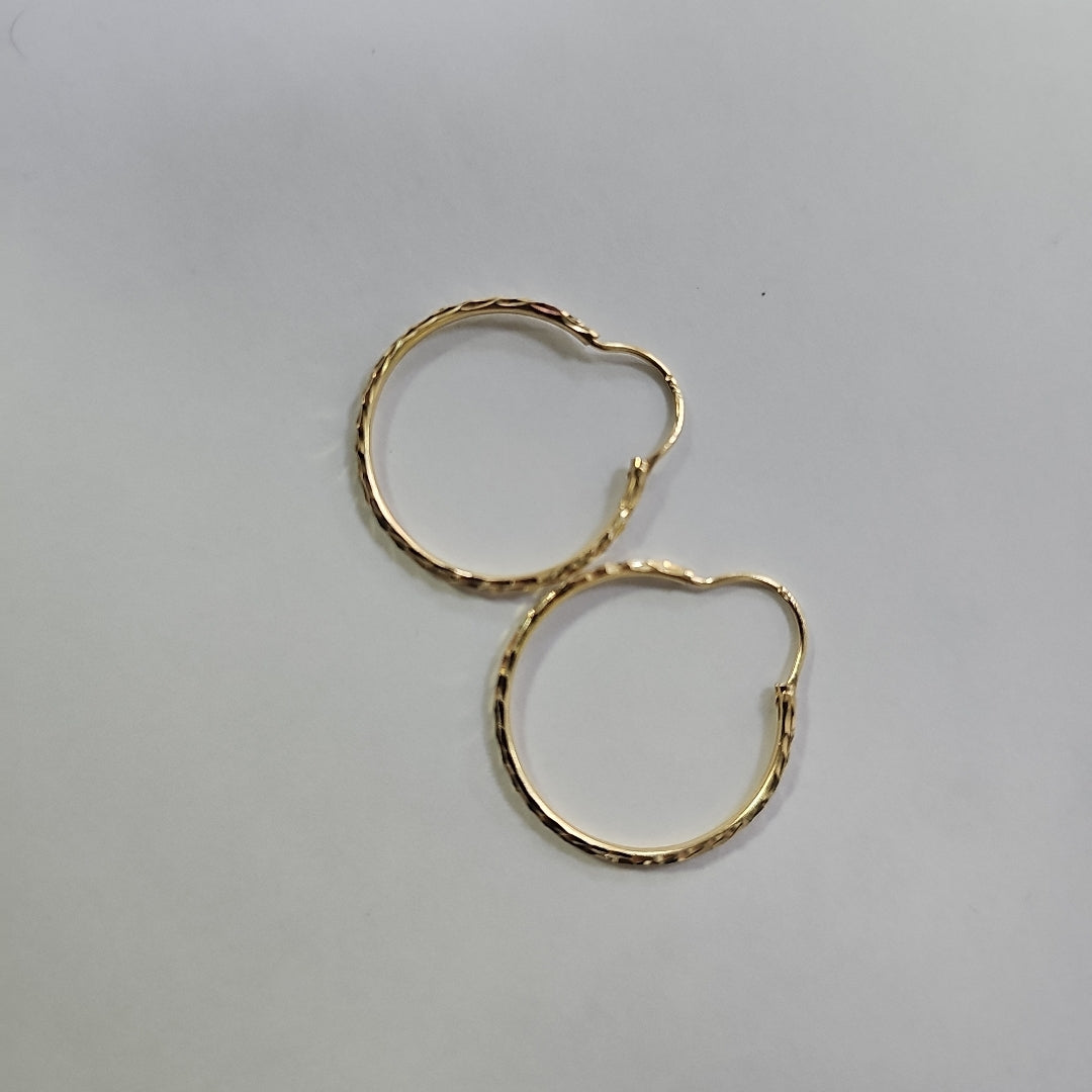 ARRACADAS PAR ORO 14 K 1 GRMS (SEMINUEVO)