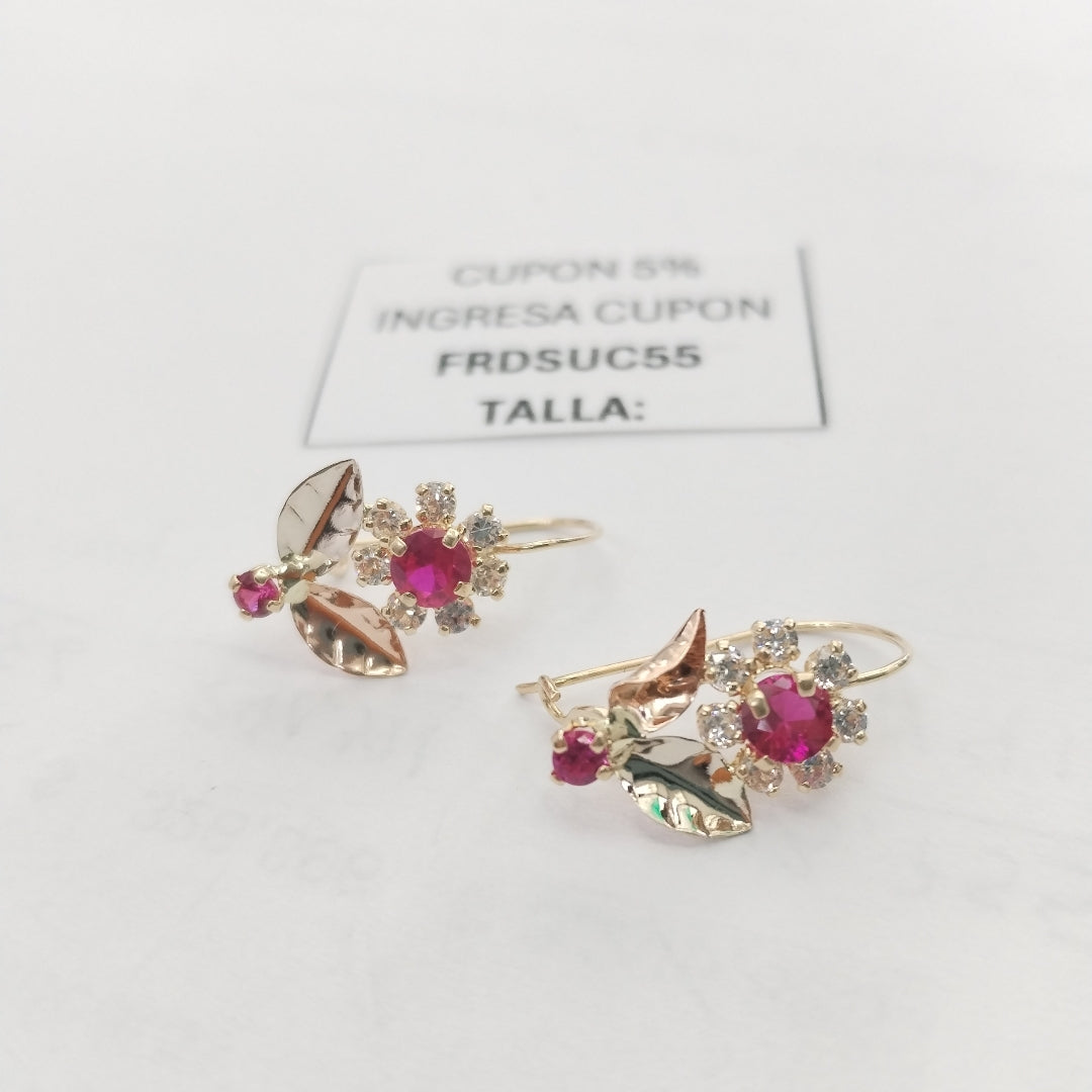 ARETES PAR ORO 10 K 1,40 GRMS (SEMINUEVO)