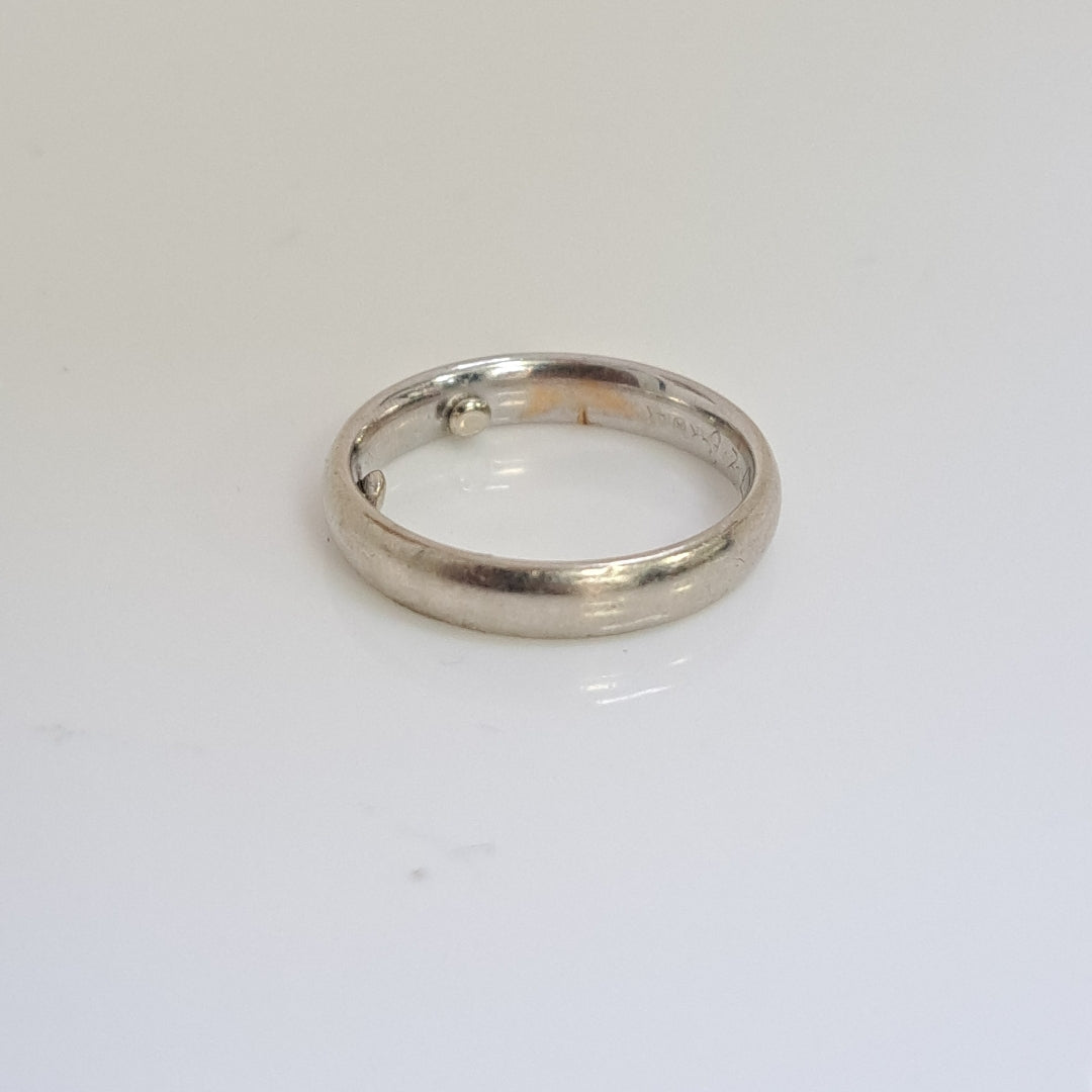 ARGOLLA ORO,ORO BLANCO 14 K 4,20 GRMS (SEMINUEVO)