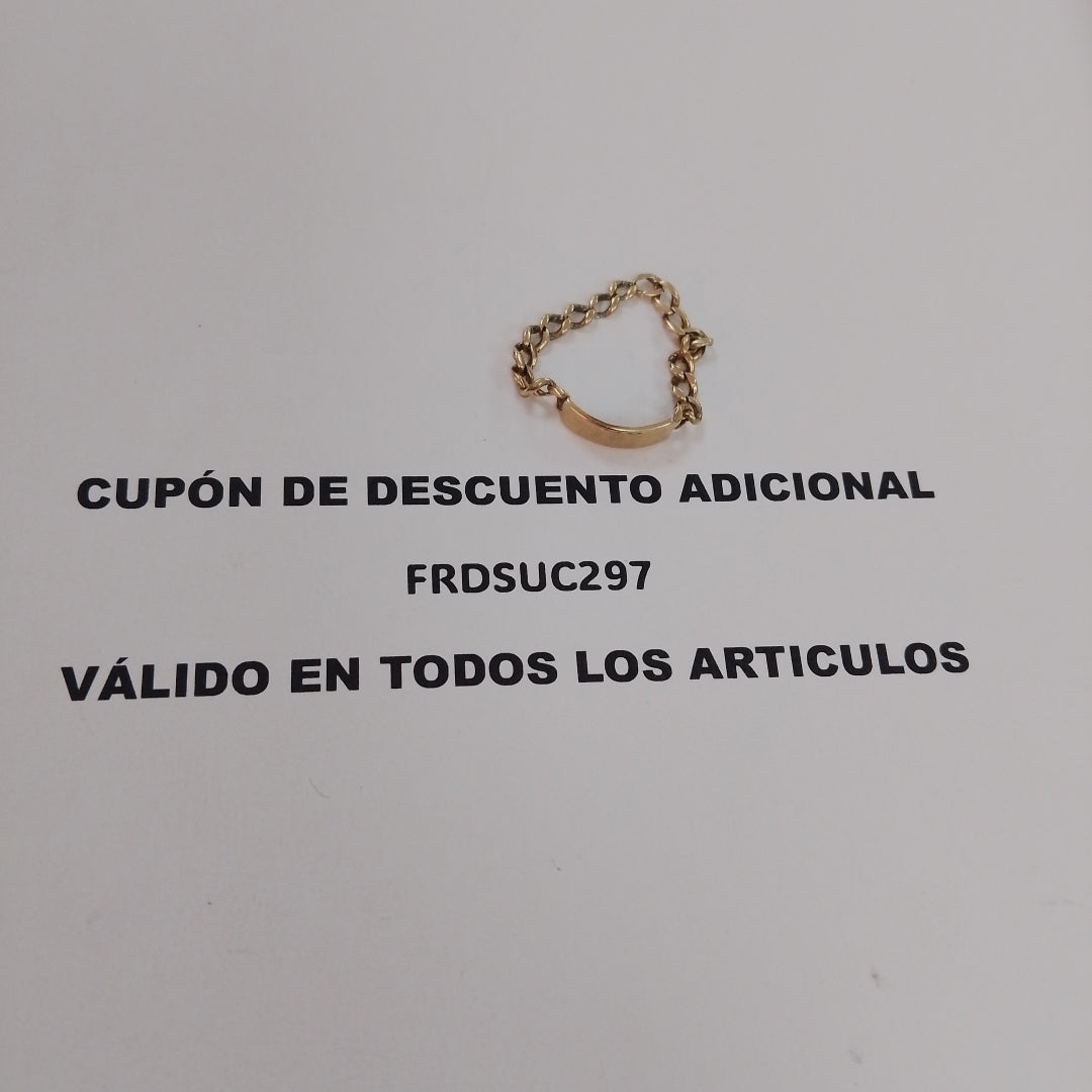 ANILLITO ORO 14 K 1,90 GRMS (SEMINUEVO)