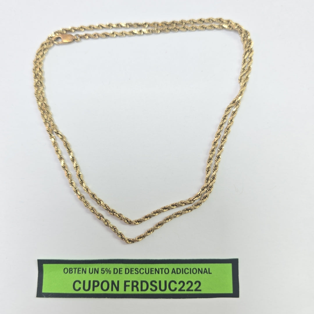 CADENA ORO 14 K 9.3 GRMS (SEMINUEVO)