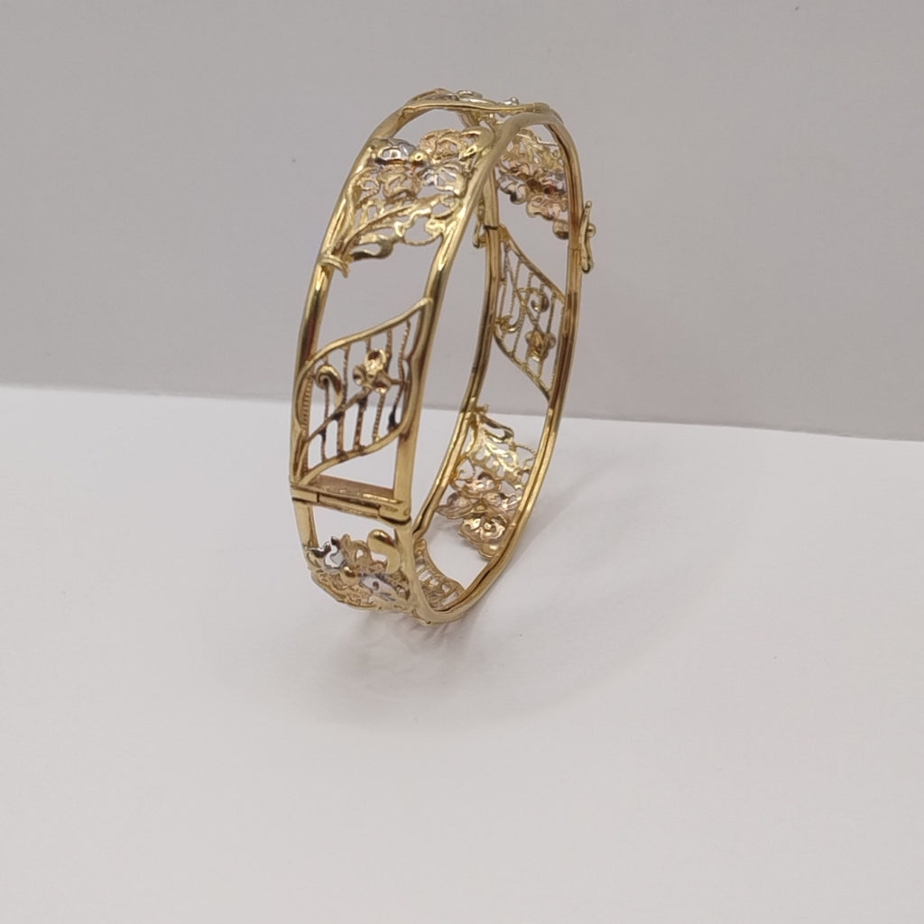 PULSERA RIGIDA ORO 10 K 18,60 GRMS (SEMINUEVO)