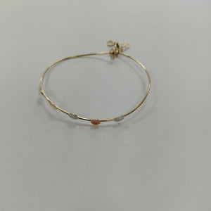 PULSERA RIGIDA ORO, ORO COMBINADO 10 K 2.4 GRMS (SEMINUEVO)