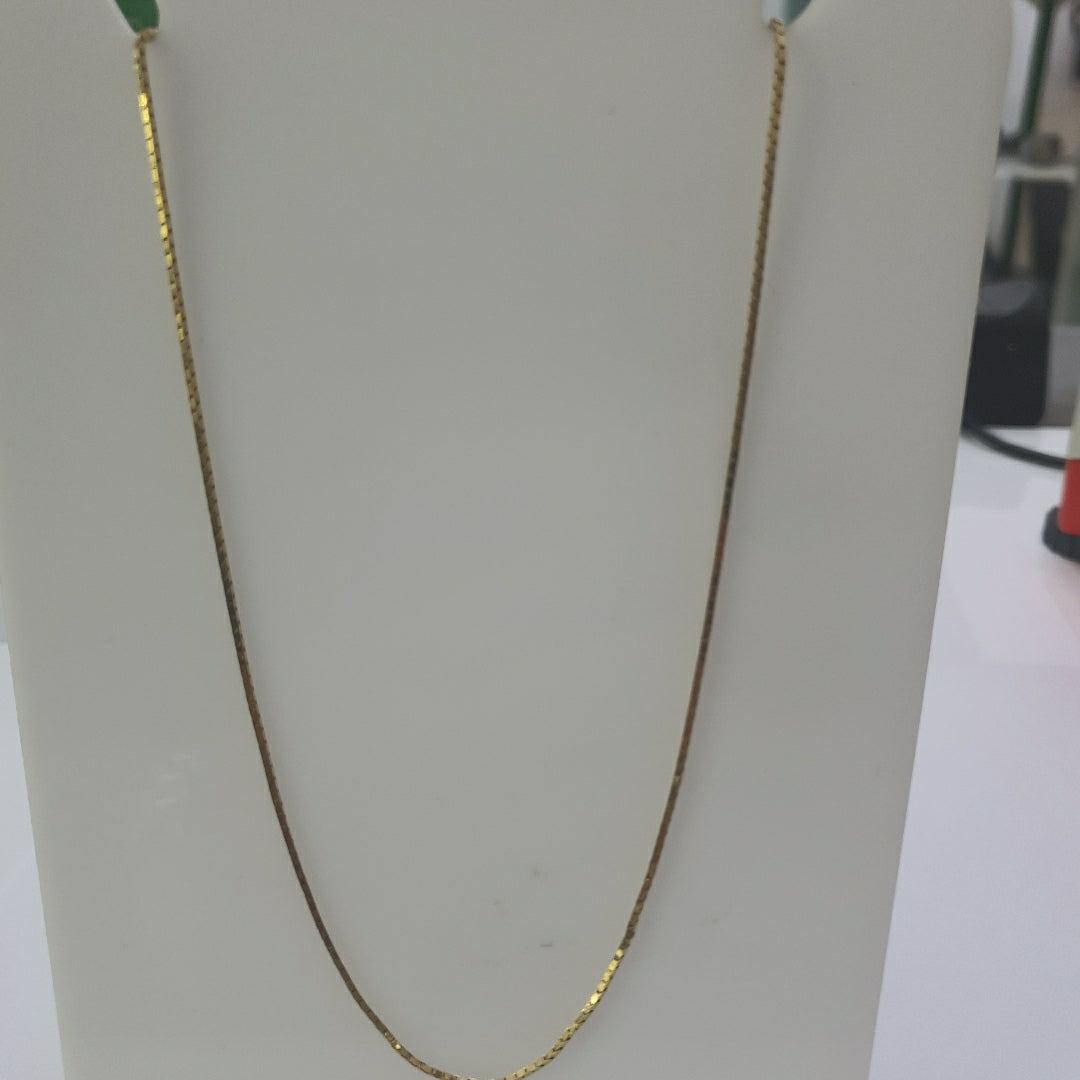CADENA ORO 14 K 3,30 GRMS (SEMINUEVO)