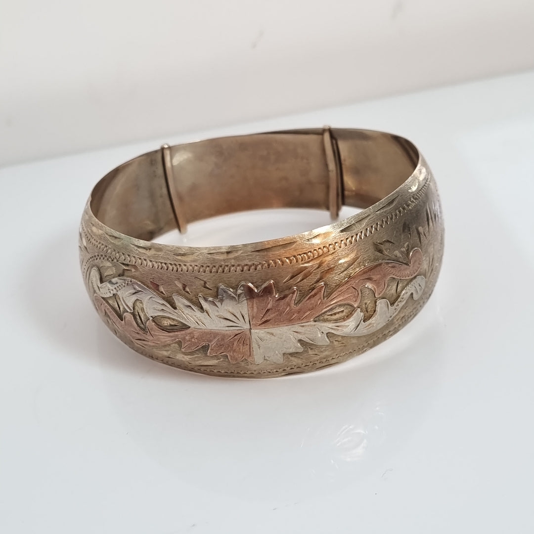 PULSERA RIGIDA ORO 8 K 18.1 GRMS (SEMINUEVO)