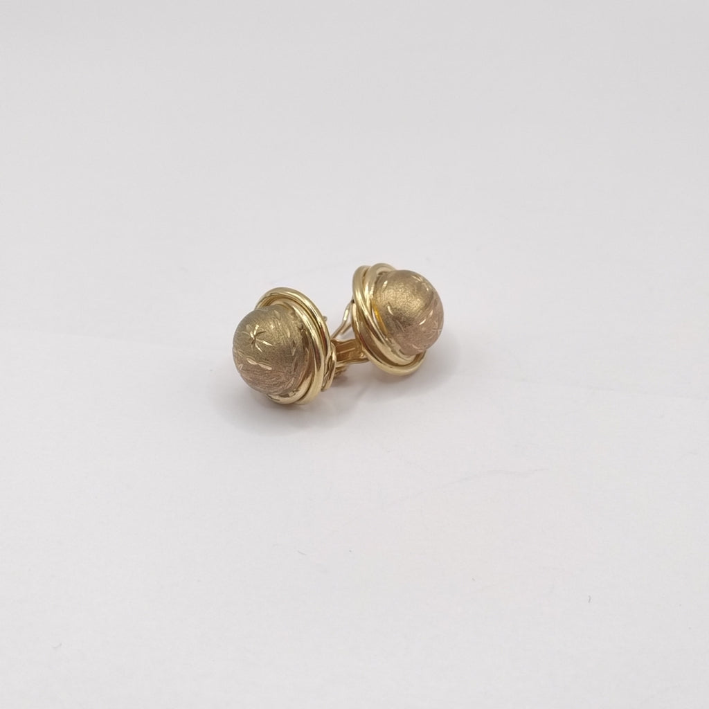 ARETES PAR ORO 10 K 5,20 GRMS (SEMINUEVO)