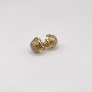 ARETES PAR ORO 10 K 5,20 GRMS (SEMINUEVO)