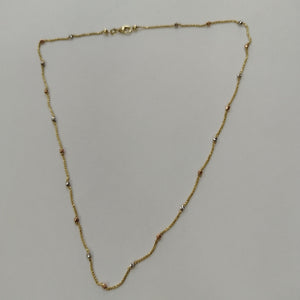 GARGANTILLA ORO, ORO COMBINADO 10 K 3.1 GRMS (SEMINUEVO)