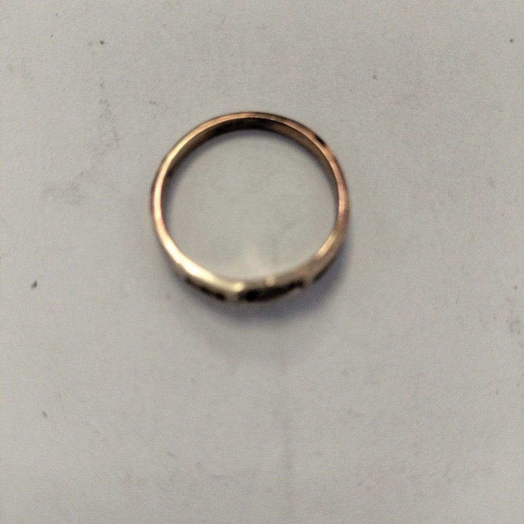 ANILLO DE GRADUACIÓN ORO 10 K 1.9 GRMS (SEMINUEVO)