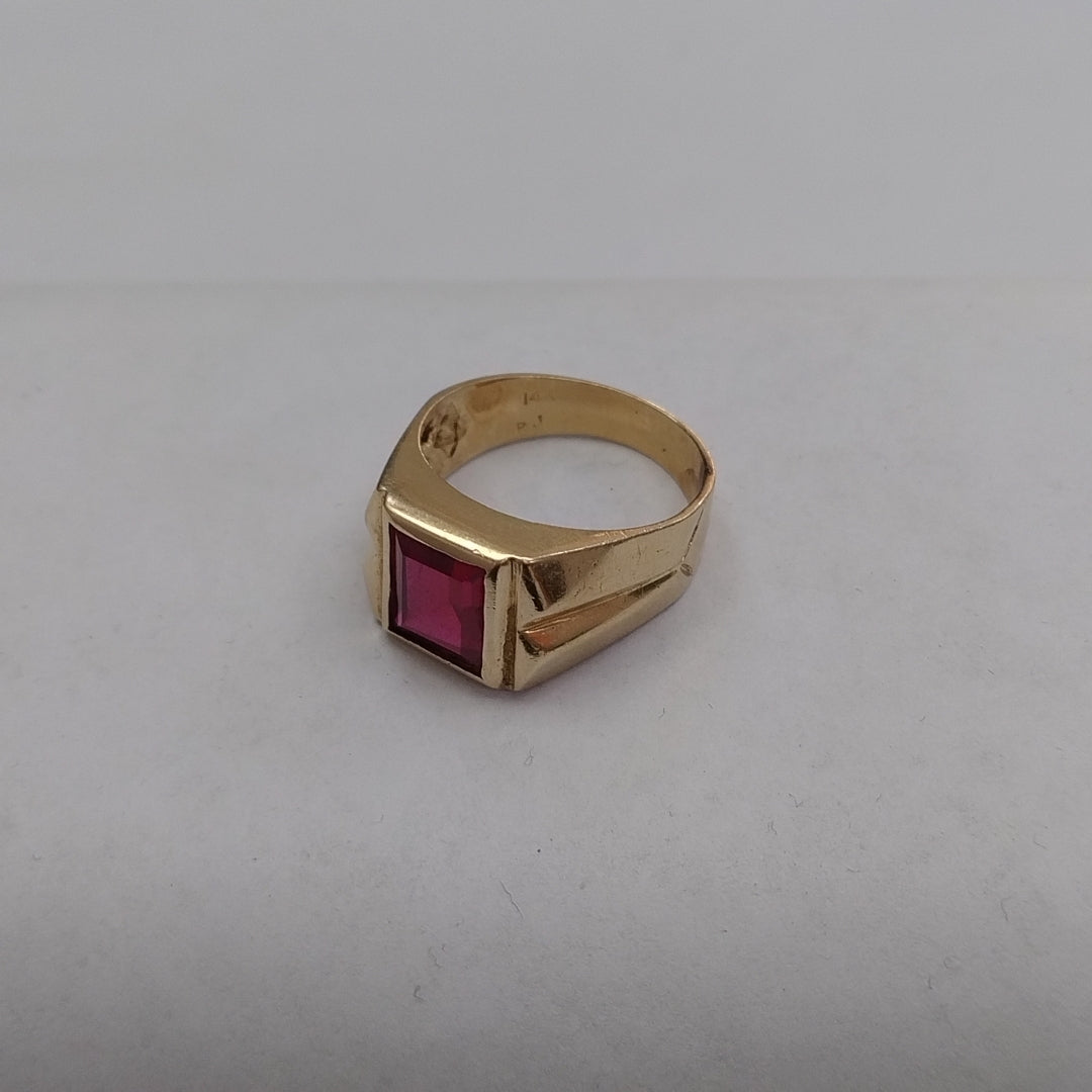 ANILLO ORO 14 K 7,80 GRMS (SEMINUEVO)
