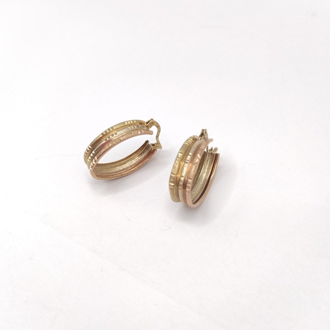 ARRACADAS PAR ORO 10 K 2,90 GRMS (SEMINUEVO)