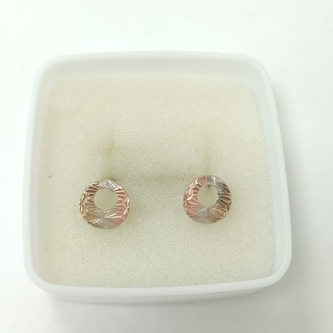 BROQUELES PAR ORO, ORO COMBINADO 10 K 1.4 GRMS (SEMINUEVO)