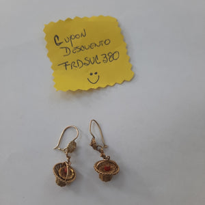 ARETES PAR ORO 8 K 3.3 GRMS (SEMINUEVO)