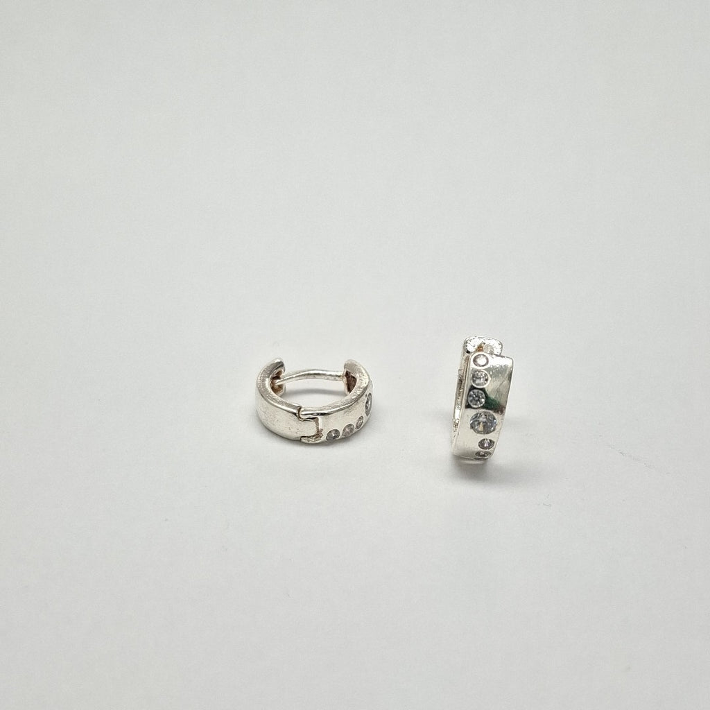 ARRACADAS C/CIRCONIAS PLATA .925 2.5 GR (NUEVO)