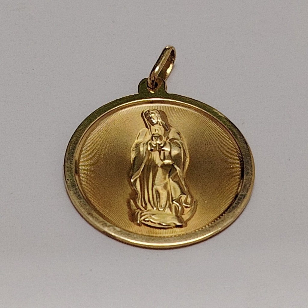 MEDALLA RELIGIOSA ORO 18 K 7 GRMS (SEMINUEVO)