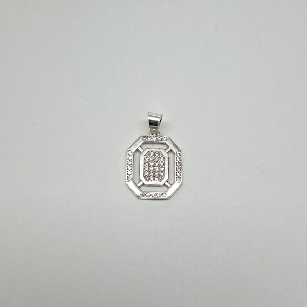 DIJE C/CIRCONIAS PLATA .925 3.5 GR (NUEVO)