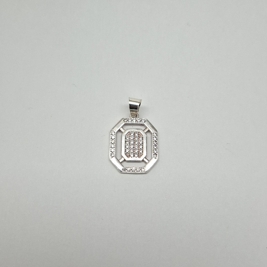 DIJE C/CIRCONIAS PLATA .925 3.5 GR (NUEVO)