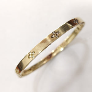 PULSERA, PULSERA RIGIDA ORO 10 K 7.8 GRMS (SEMINUEVO)