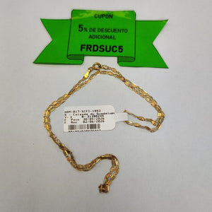 CADENA ORO 14 K 2.3 GRMS (SEMINUEVO)