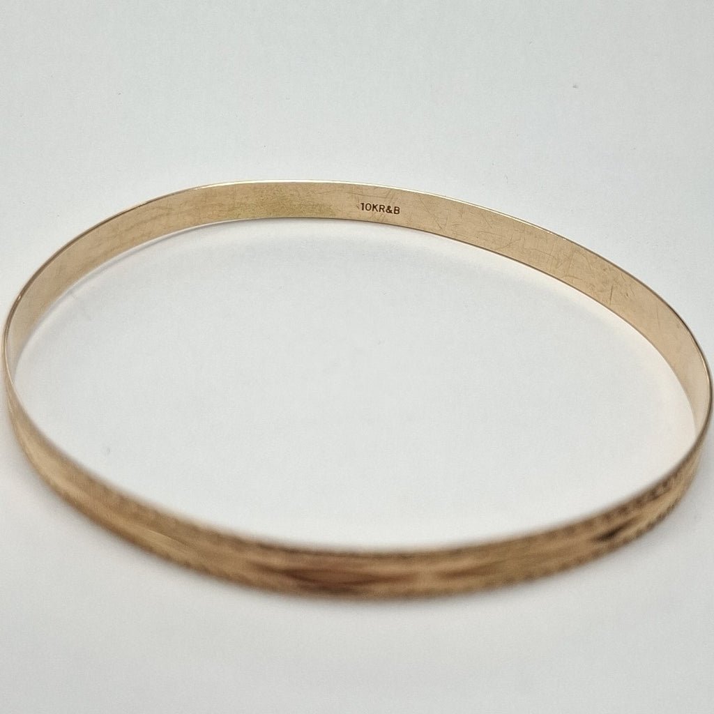 PULSERA RIGIDA ORO 10 K 5,90 GRMS (SEMINUEVO)