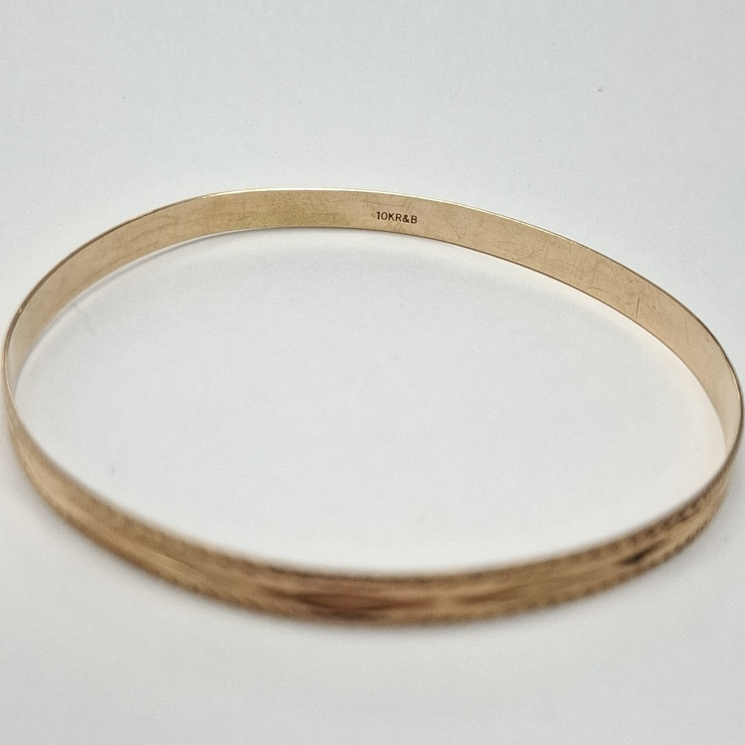 PULSERA RIGIDA ORO 10 K 5,90 GRMS (SEMINUEVO)